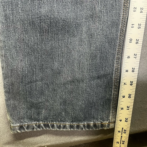 Carhartt Relaxed Fit Jeans Mens 34/34 Blue Denim Thick Work Western ranch 1345 - Picture 5 of 9